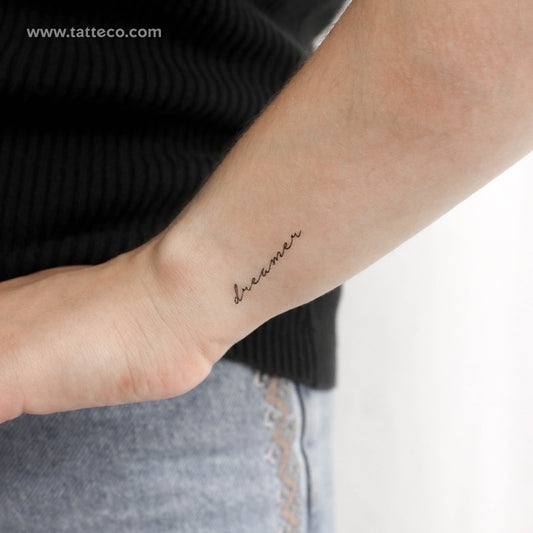 Tatuaje temporal de soñador - Juego de 3