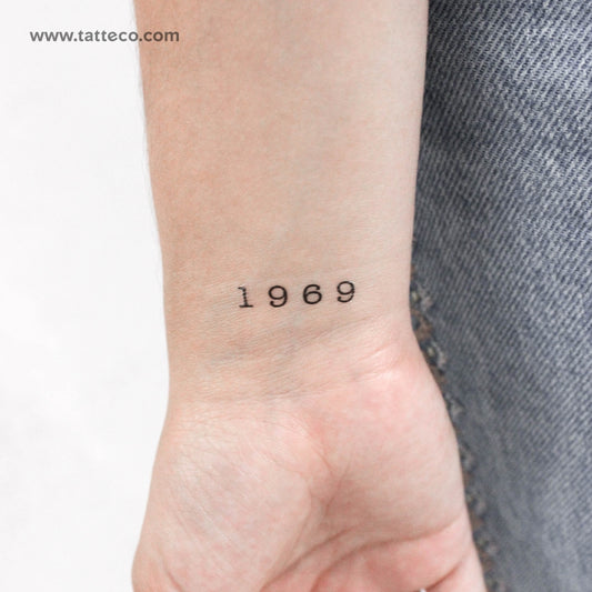 1969 Temporary Tattoo - Set of 3