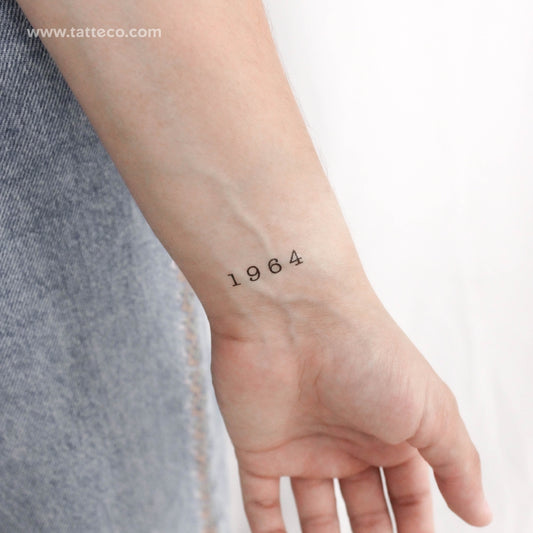 1964 Temporary Tattoo - Set of 3