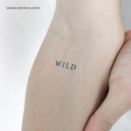 Tatuaje temporal WILD - Juego de 3