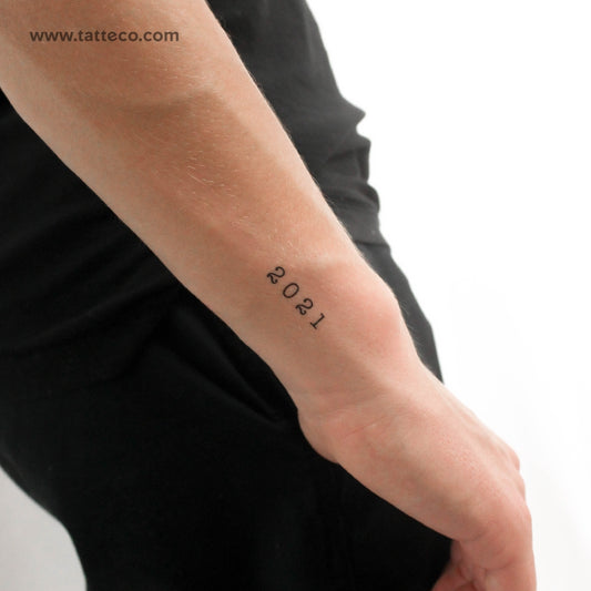 Tatuaje temporal 2021 - Juego de 3