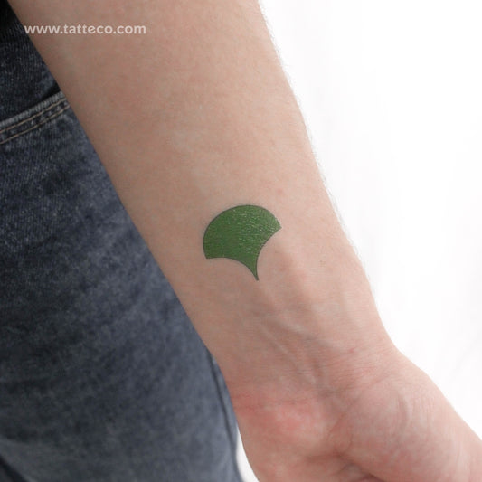 Tatuaje temporal de hoja de ginkgo de Tokio (juego de 3)