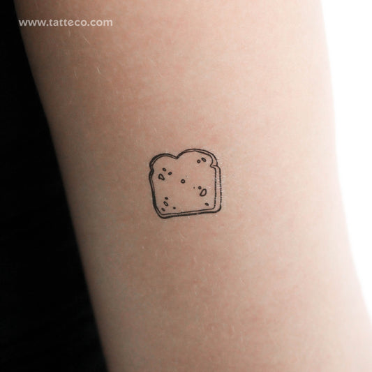 Toast Temporary Tattoo - Set of 3