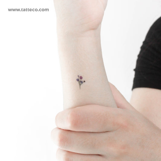 Tatuaje temporal de frutos silvestres (juego de 3)