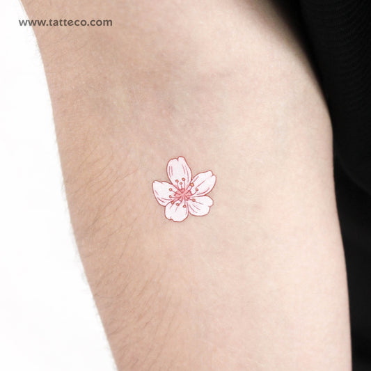 Cherry Blossom Temporary Tattoo - Set of 3