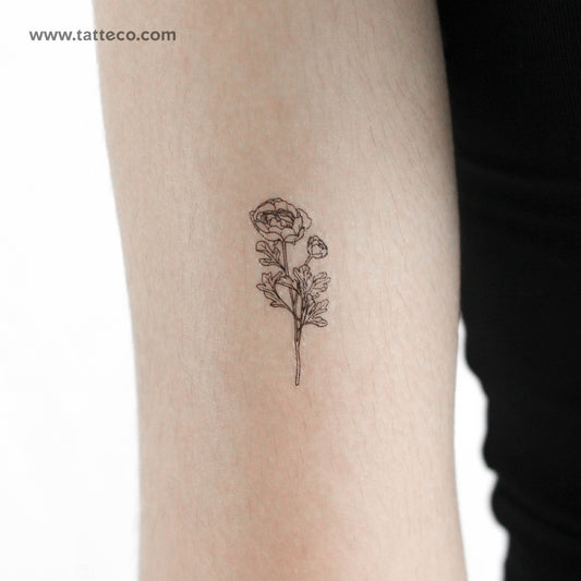 Buttercup Temporary Tattoo - Set of 3