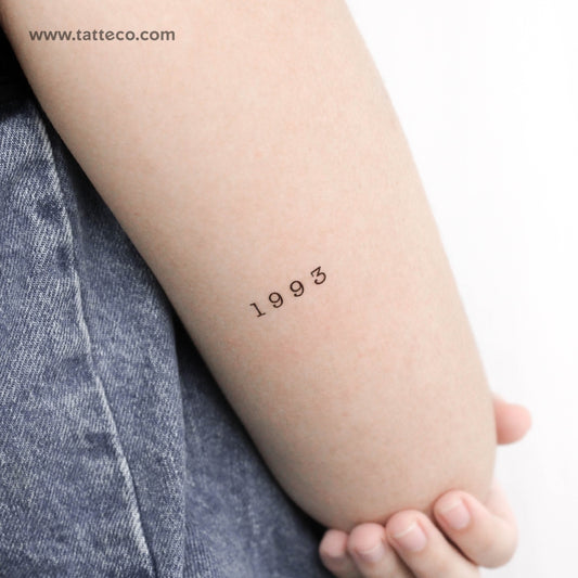 Tatuaje temporal de 1993 - Juego de 3