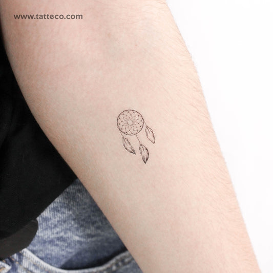 Tatuaje temporal de atrapasueños pequeño (juego de 3)