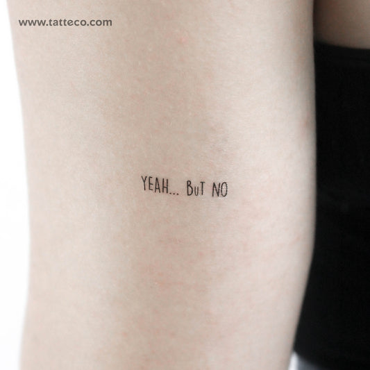 Sí... Pero no tatuajes temporales - Set de 3