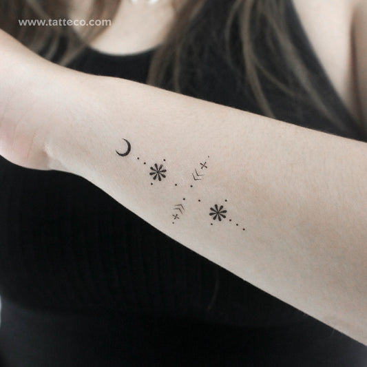 Tatuaje temporal de adorno de muñeca - Juego de 3