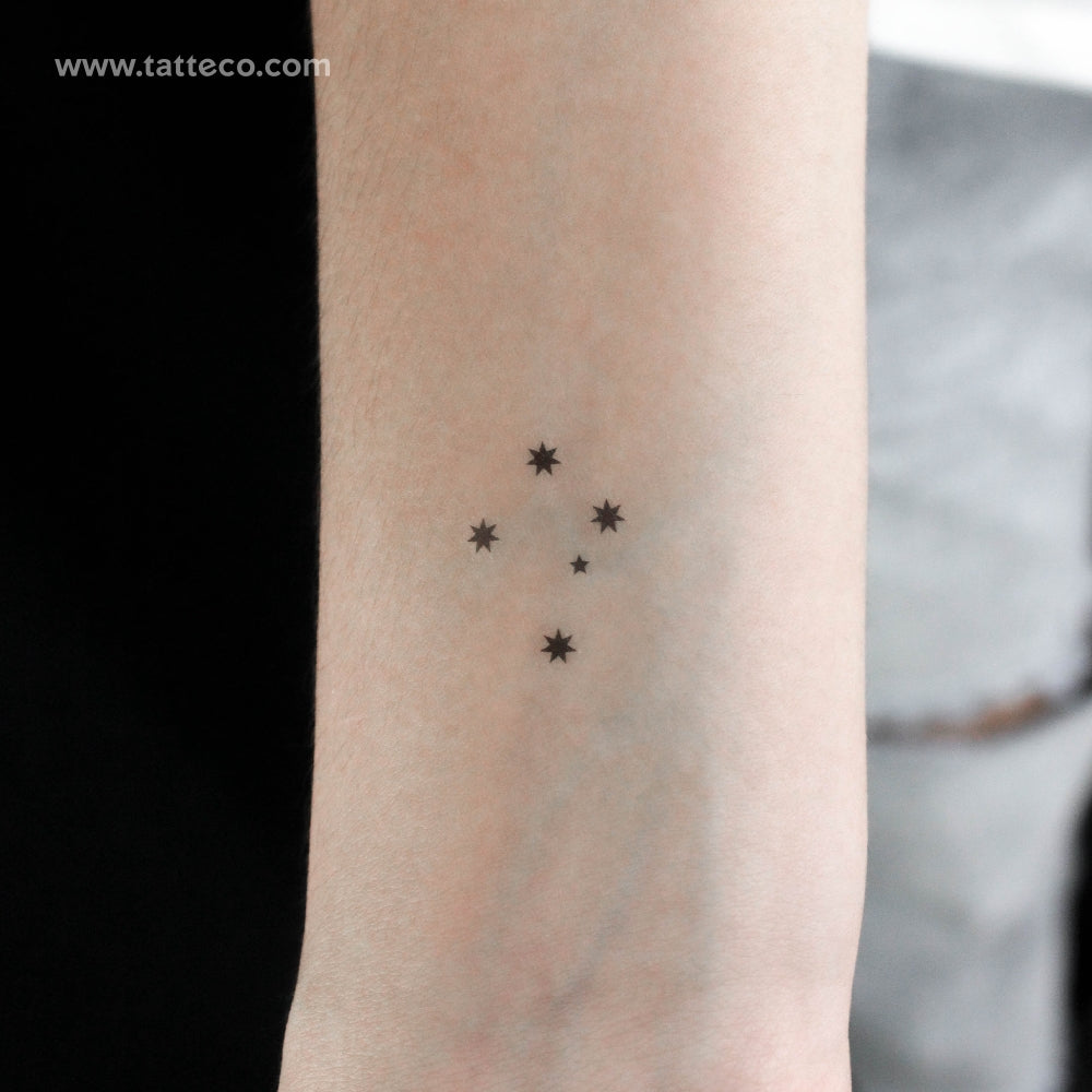 Crux Constellation Temporary Tattoo - Set of 3 – Tatteco, image size:1000x1000