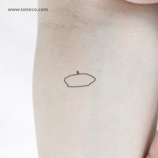Beret Temporary Tattoo - Set of 3