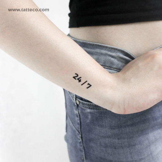 Tatuaje temporal 24/7 - Juego de 3