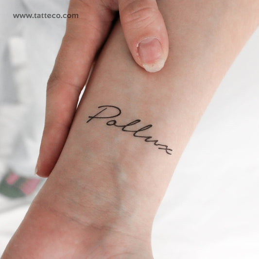Tatuaje temporal de Pólux - Juego de 3