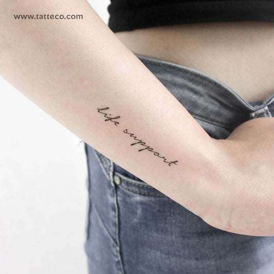 Tatuaje temporal de soporte vital - Juego de 3