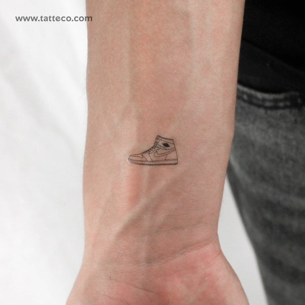 Fine Line Air Jordan 1 Temporary Tattoo - Set of 3 – Tatteco