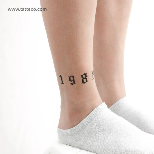 Tatuaje temporal de Rihanna 1988 - Juego de 3