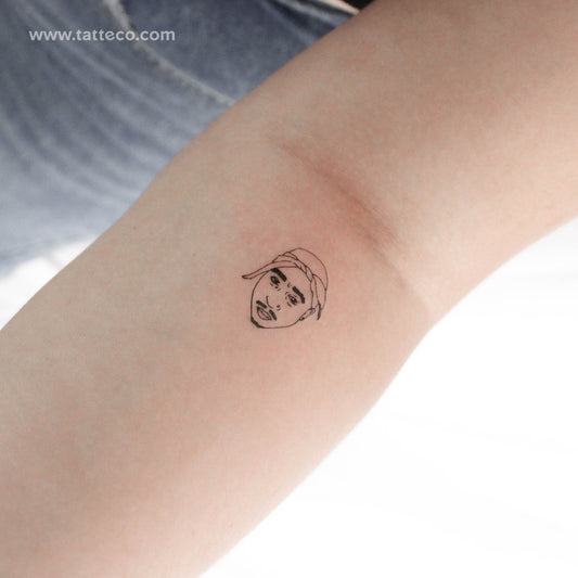 Tupac Temporary Tattoo - Set of 3