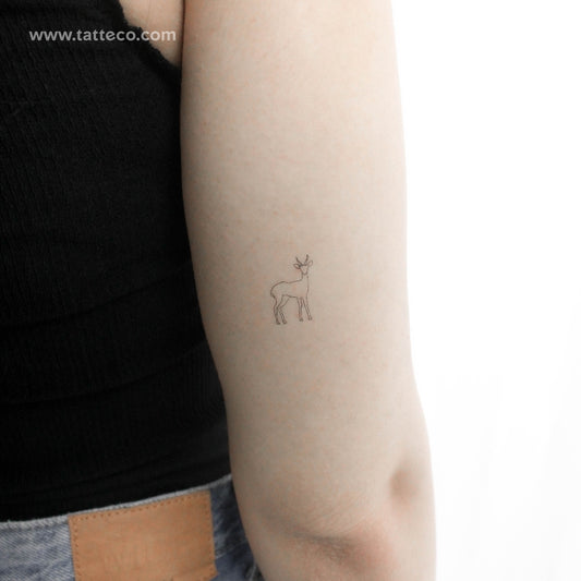 Gazelle Temporary Tattoo - Set of 3