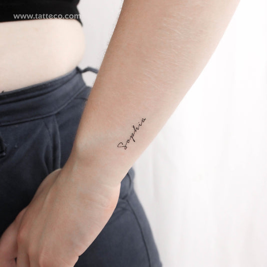 Tatuaje temporal de Sofía - Juego de 3