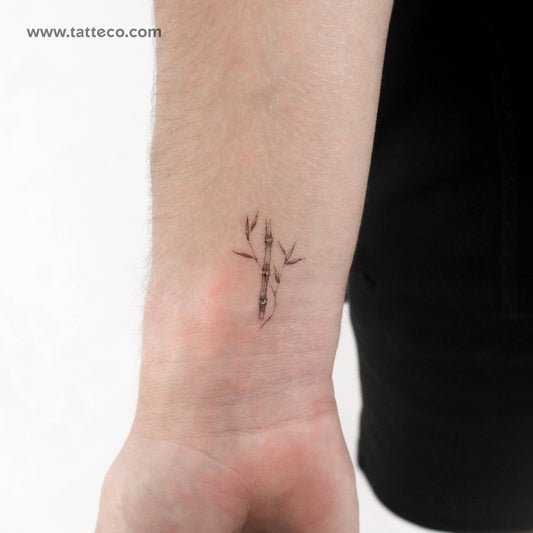 Bamboo Temporary Tattoo - Set of 3