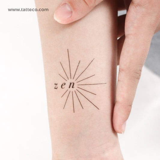 Tatuaje temporal Zen de 1991.ink - Juego de 3
