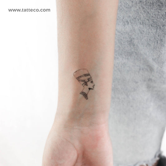 Tatuaje temporal de Nefertiti - Juego de 3
