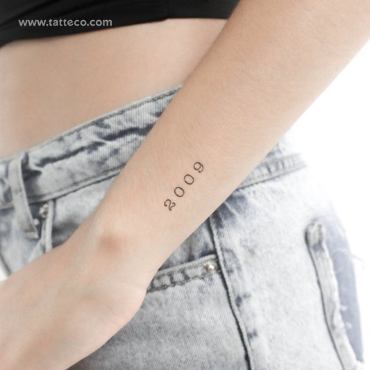 2009 Temporary Tattoo - Set of 3
