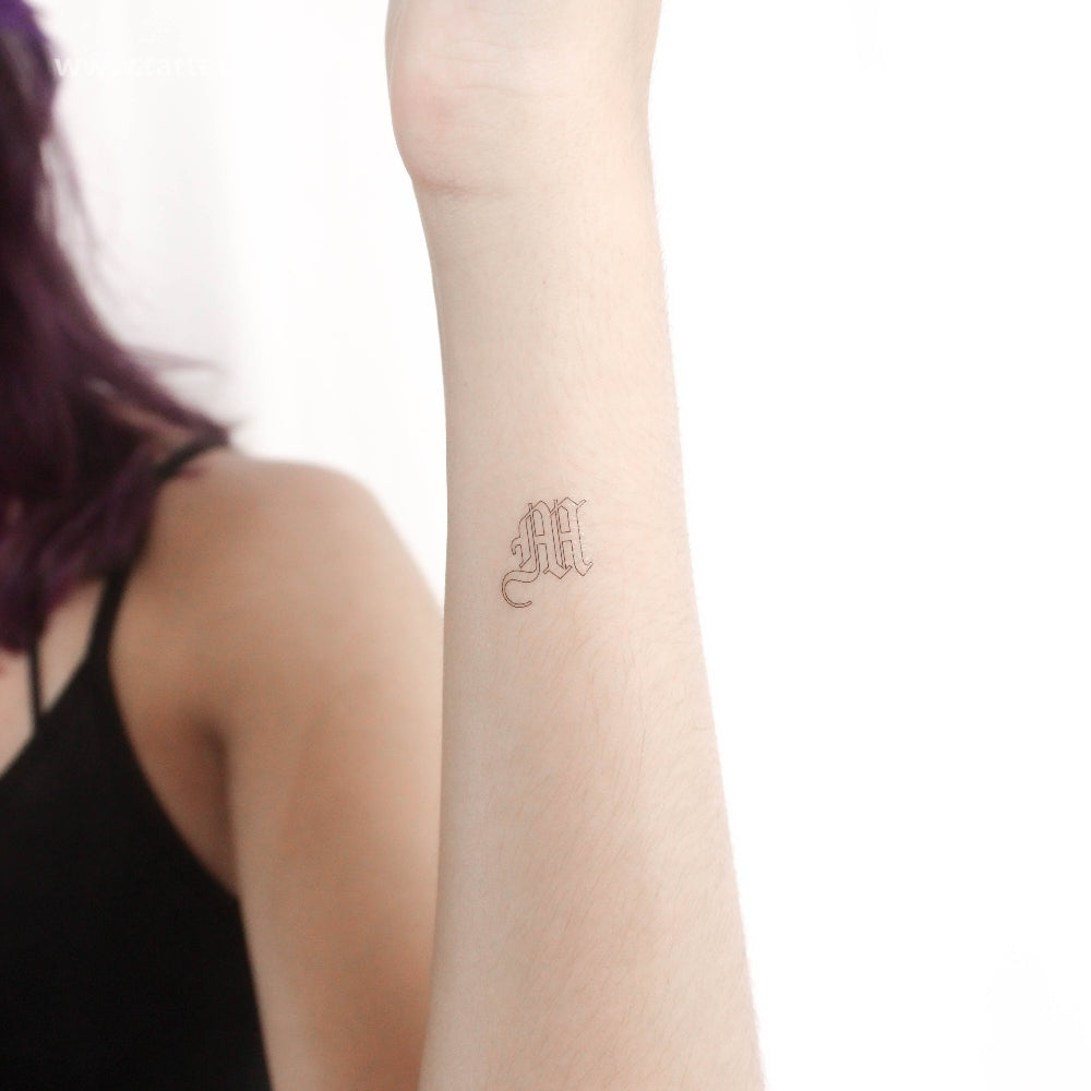Tattoos with the Letter M: Timeless & Temporary