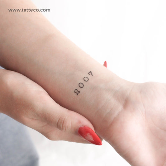 Tatuaje temporal de 2007 - Juego de 3