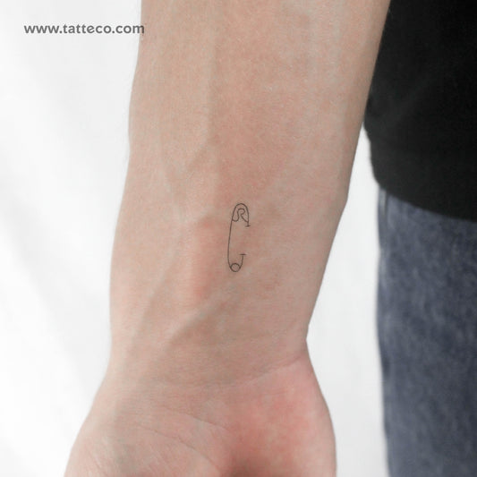 Tatuaje temporal de imperdible pequeño - Juego de 3