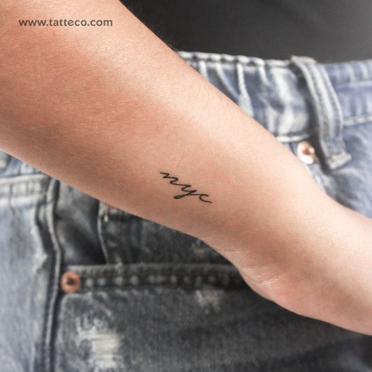 Little Nyc Temporary Tattoo - Set of 3