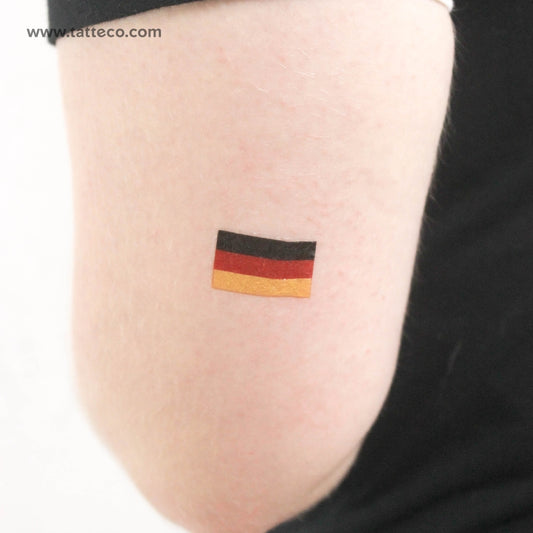 Tatuaje temporal de la bandera de Alemania (juego de 3)
