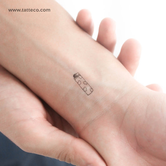 Tatuaje temporal de encendedor - Juego de 3