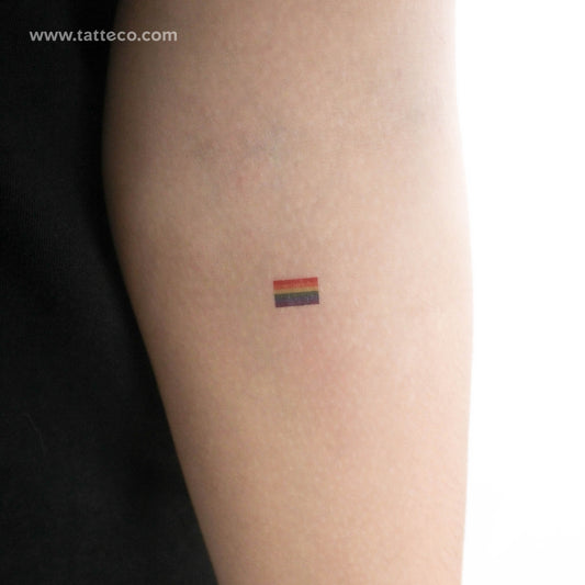 Tatuaje temporal de la bandera del arcoíris (juego de 3)