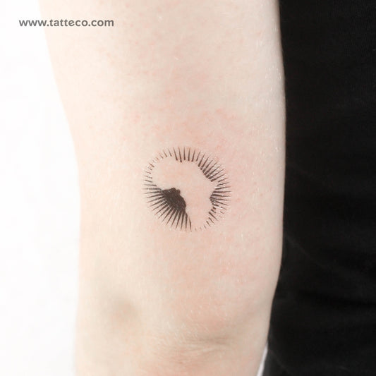Tatuaje temporal de la Unión Africana - Juego de 3