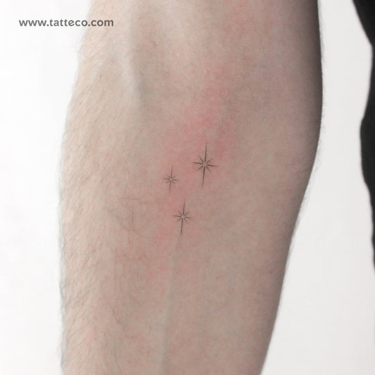 Stardust/Sparkle Temporary Tattoo - Set of 3