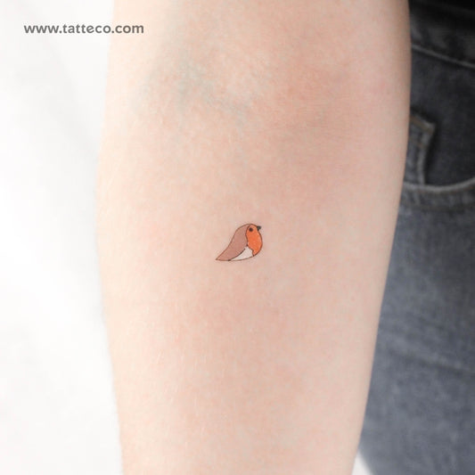 Tiny Robin Temporary Tattoo - Set of 3