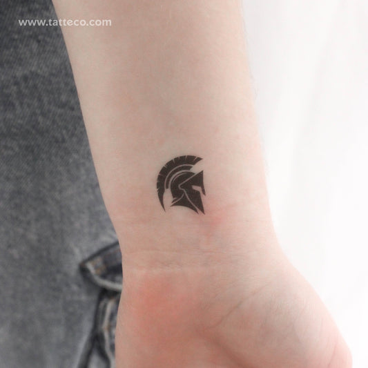 Tatuaje temporal de casco espartano (juego de 3)