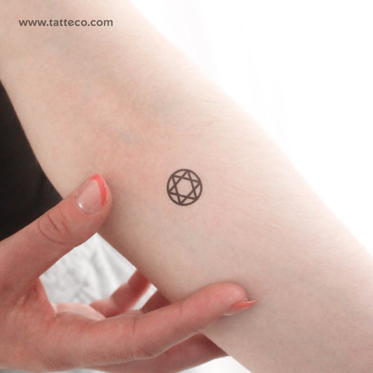 Tatuaje temporal del Sello de Salomón - Juego de 3