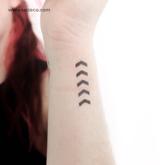 One Direction Five Arrows Tribute Temporary Tattoo - Set of 3