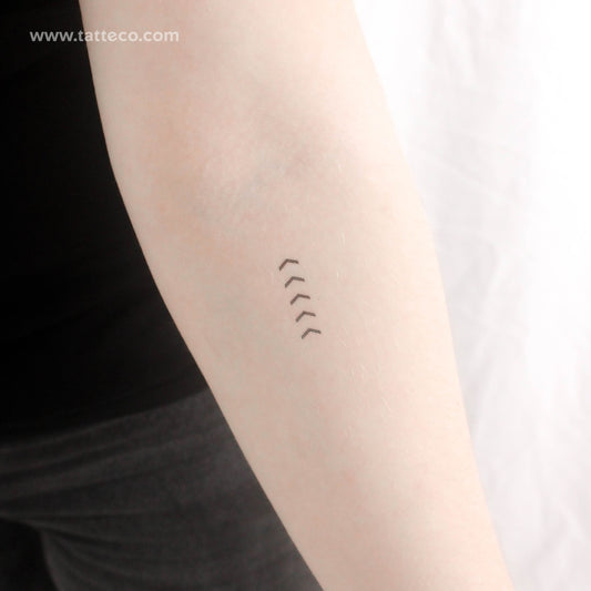 Tatuaje temporal minimalista en homenaje a Liam Payne (juego de 3)