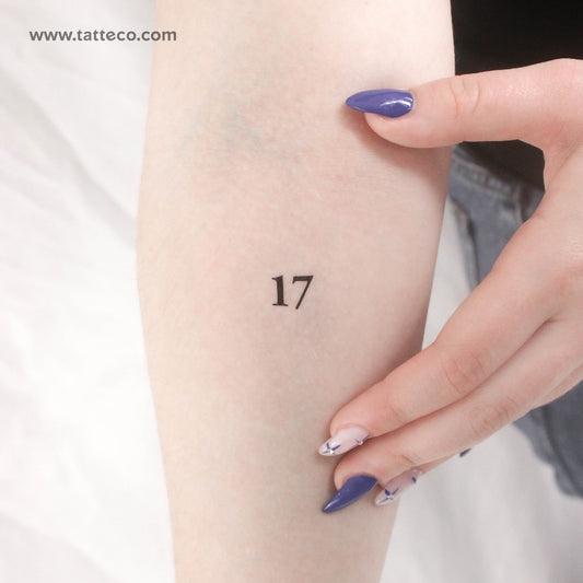 17 tatuajes temporales - Juego de 3