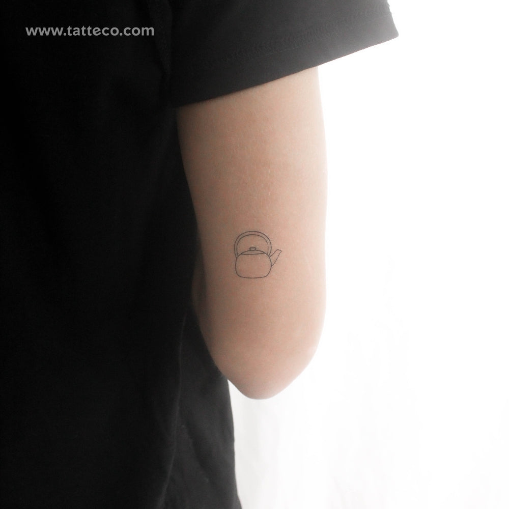 Japanese Teapot Temporary Tattoo - Set of 3 – Tatteco, image size:1000x1000