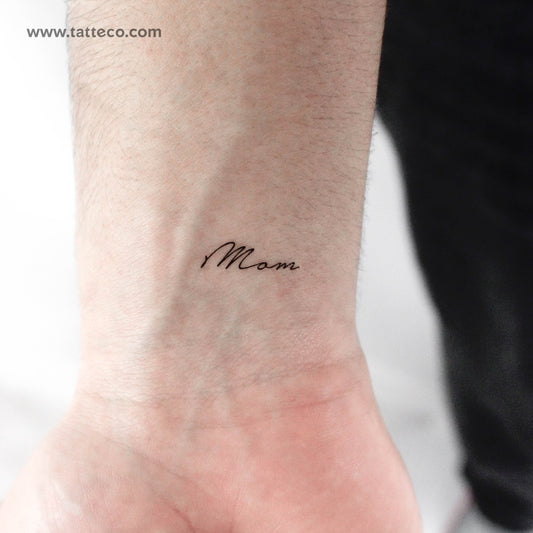 Mom Temporary Tattoo - Set of 3