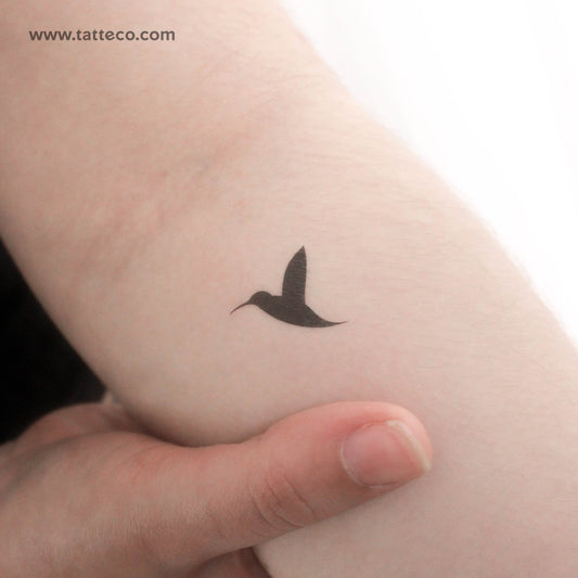 Hummingbird (Left) Temporary Tattoo - Set of 3