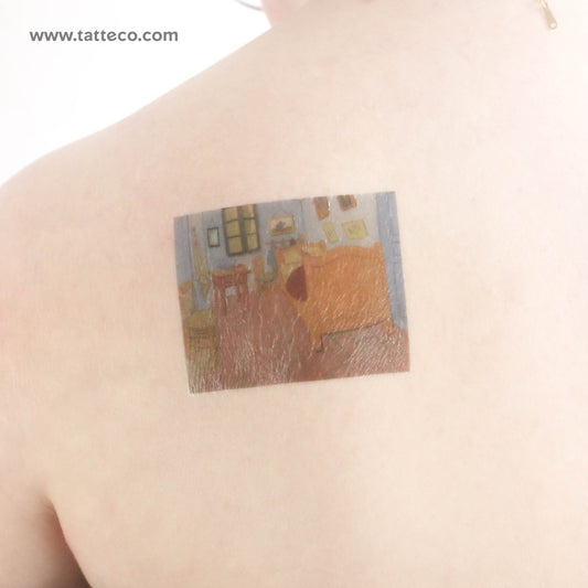 Tatuaje temporal "Dormitorio en Arlés" - Juego de 3