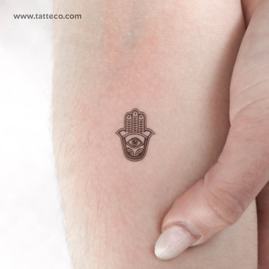 Tatuaje temporal de Hamsa pequeña - Juego de 3