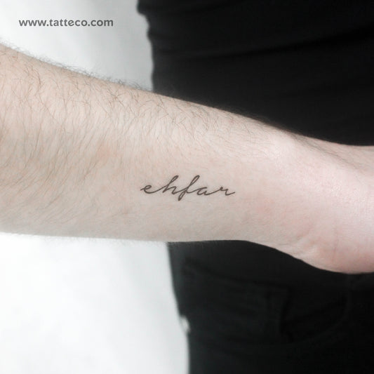Tatuaje temporal de Ehfar - Juego de 3