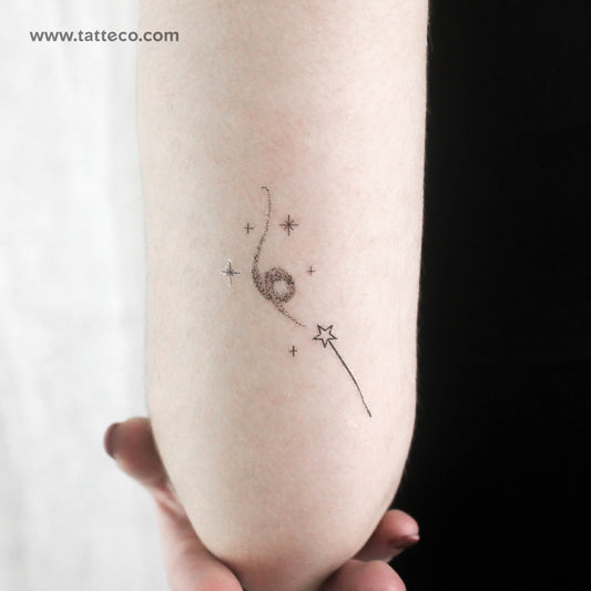 Magic Wand Temporary Tattoo by Cagri Durmaz - Set of 3